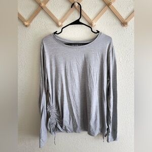 Avia Light Gray Long Sleeve Women's Top